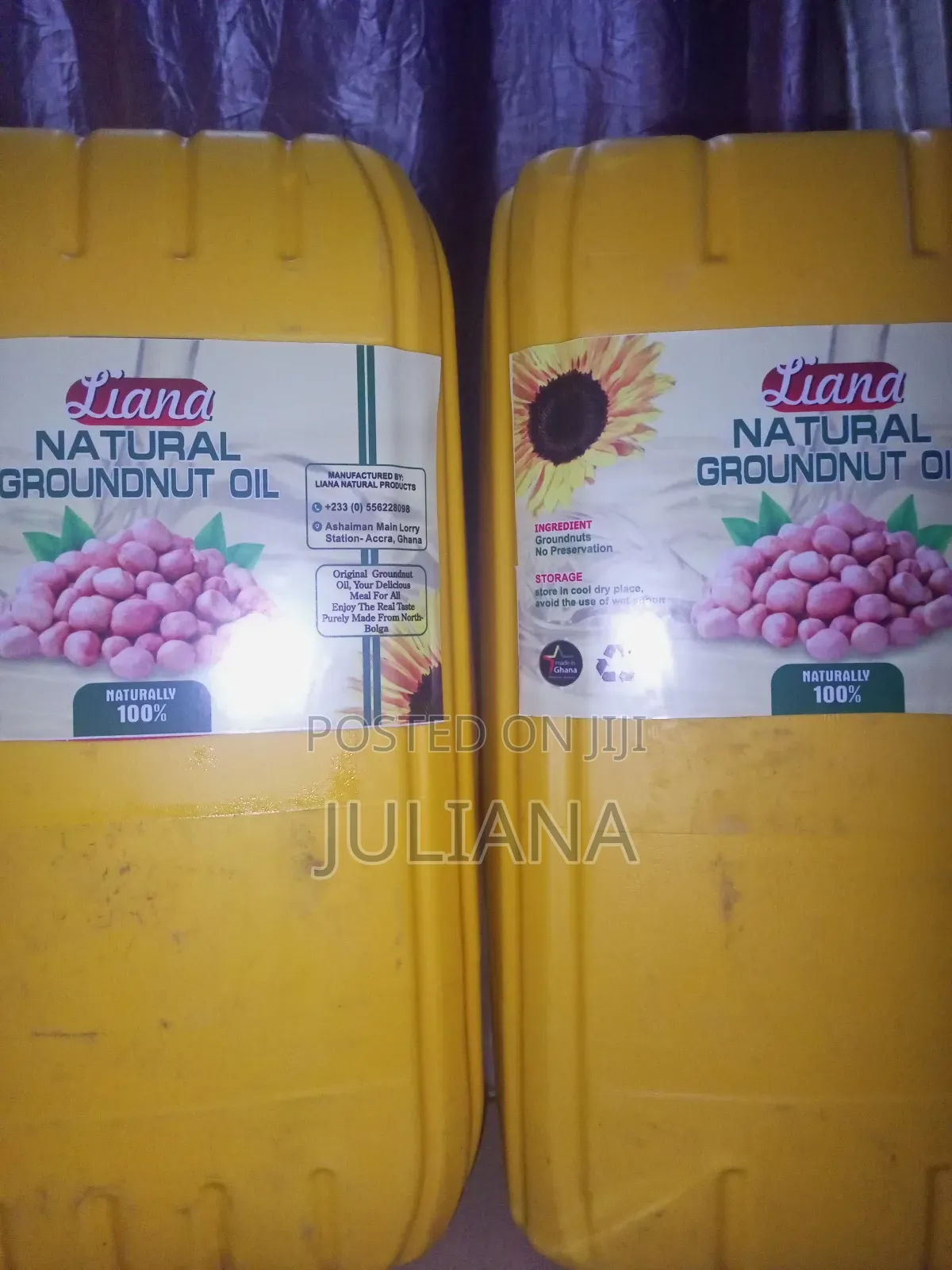 Liana Natural Groundnut Oil