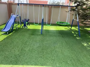 Swing Set and Slide Metal Swing