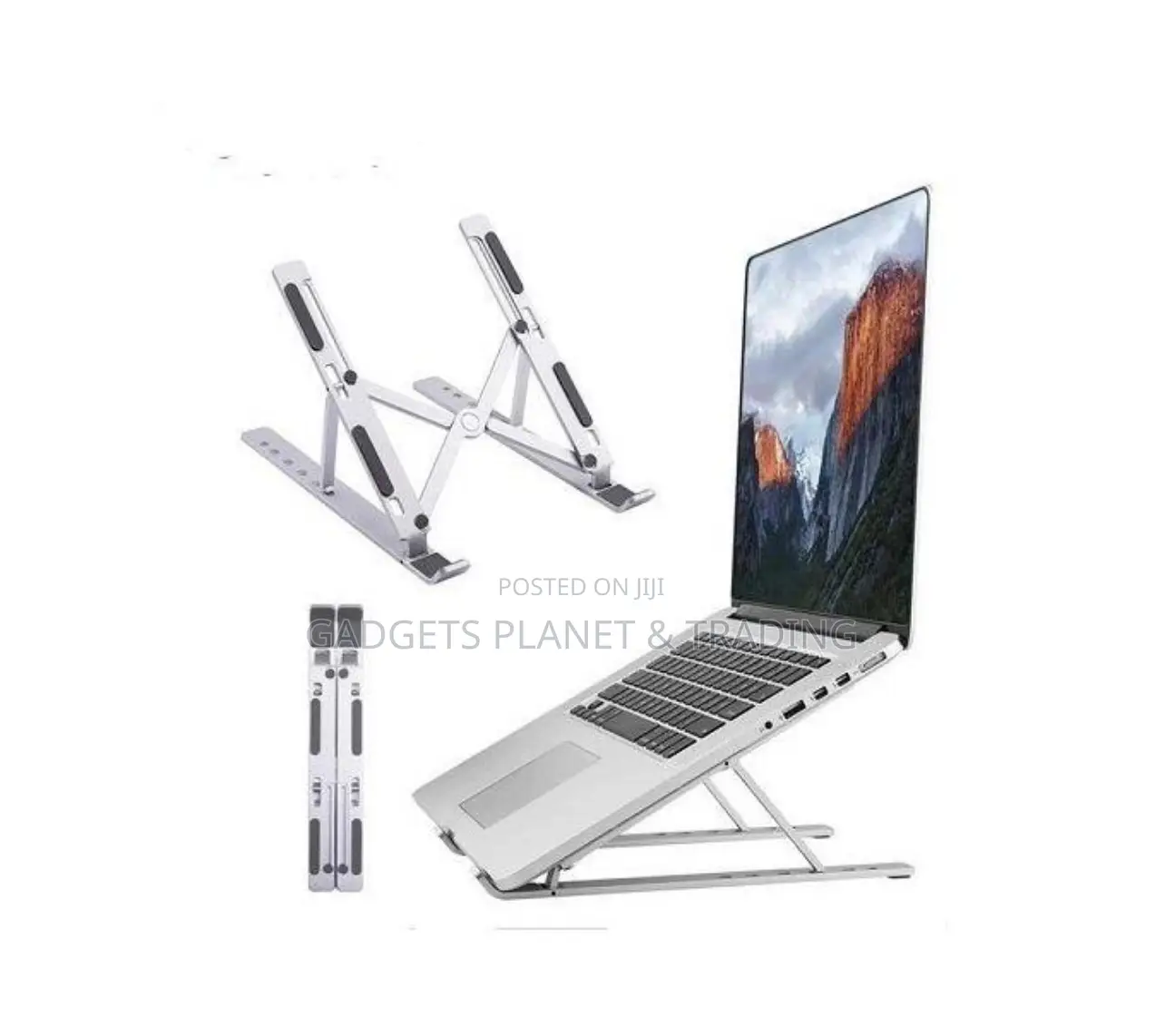 Foldable Adjustable Aluminum Laptop Stand With Pouch