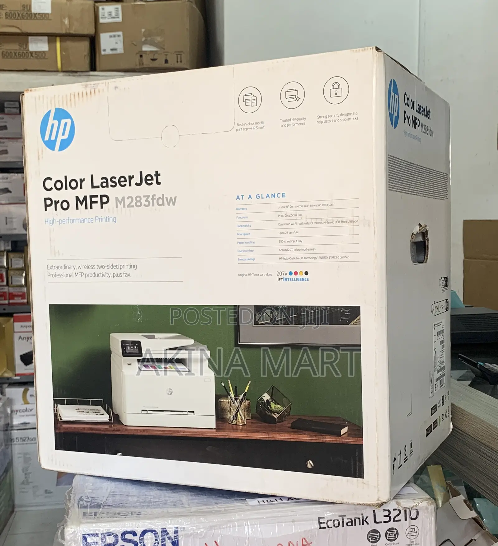 Hp Laser Jet M283fdw Printer Color Laserjet