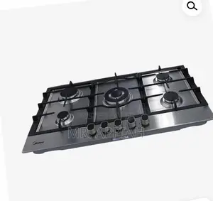 Midea 90g50me005-SFT 5 Gas Hob(Built-In)Silver.