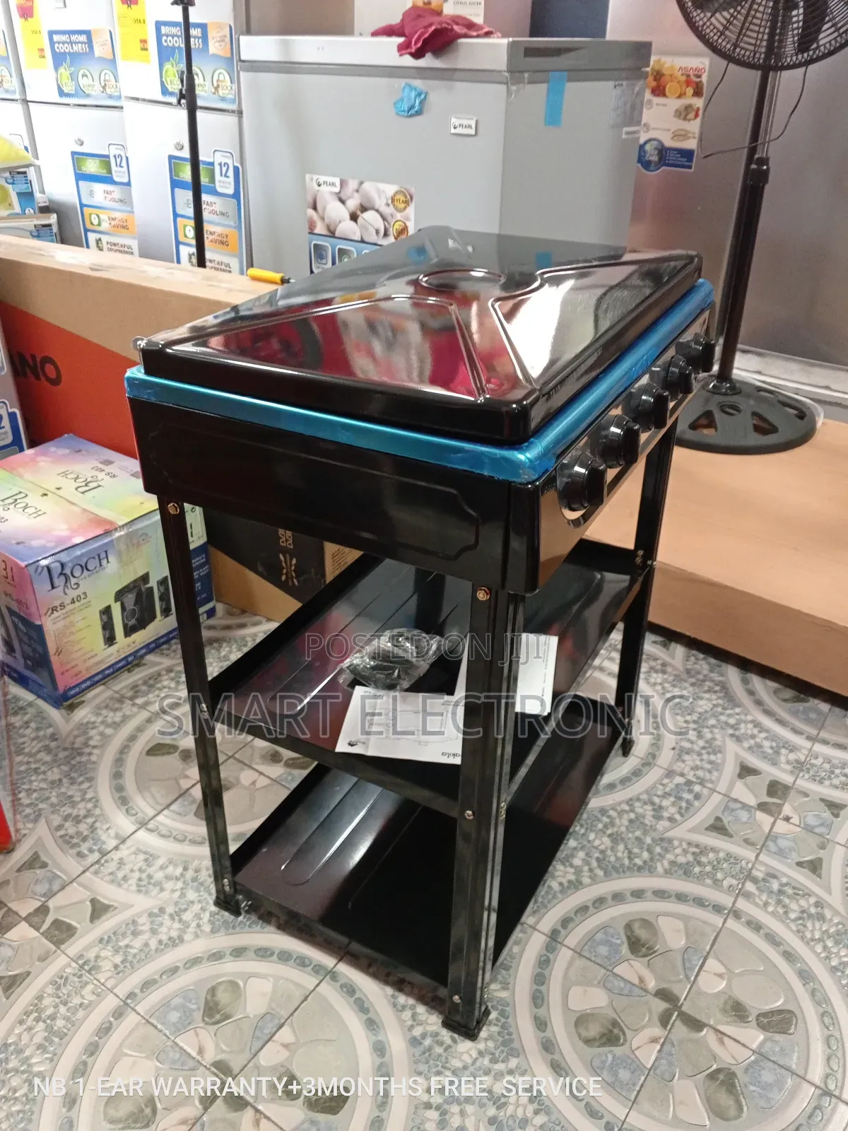 Unique Decakila Gas Stove Gas Stove 5 Burner With Shelf