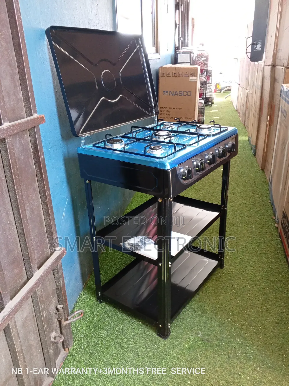 Extremely Quality Decakila 5 Burner Shelf Gasstove Gas Stove