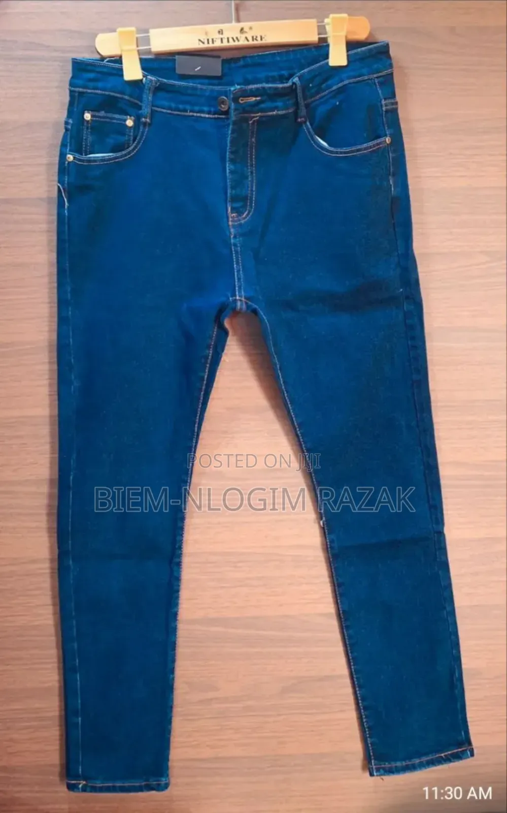 High Quality Luiz Vuitton N Armani Plain Jeans Available
