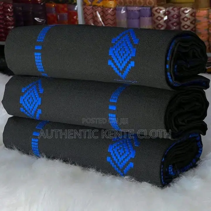 LATEX 2024 BLACK and Royal Blue Kente for All PROGRAMS