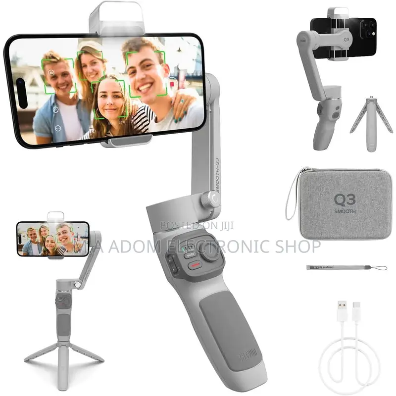 Zhiyun Smart Q3 AI Gimbal Stabilizer With Gesture Control