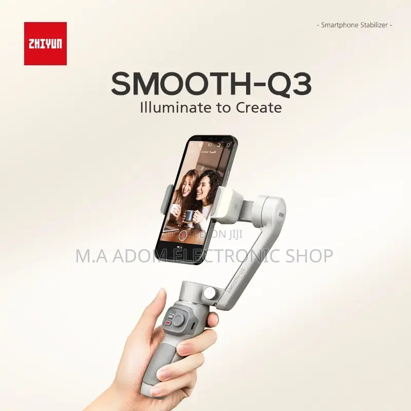 Smooth Q3 Smart Fone Gimbal With AI Gestures Control