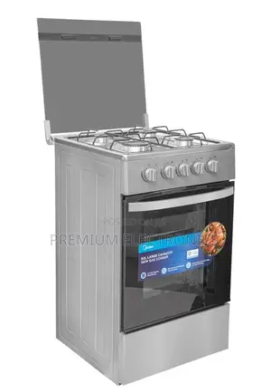 Midea Silver Mirror (Sp5055t082-S) 4 Burners 50x50cm