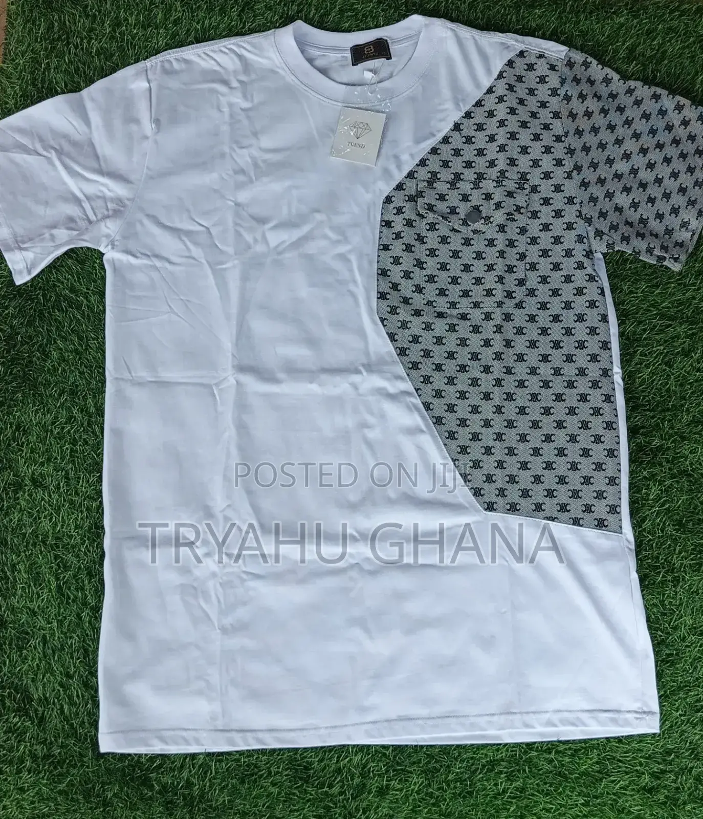 Grab Your Elegant White Round-Neck Top Now at Tryahu