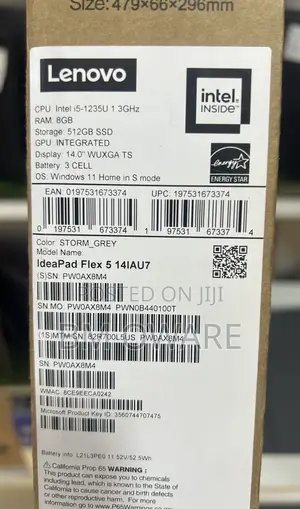 New Laptop Lenovo Flex 5 8GB Intel Core i5 SSD 512GB