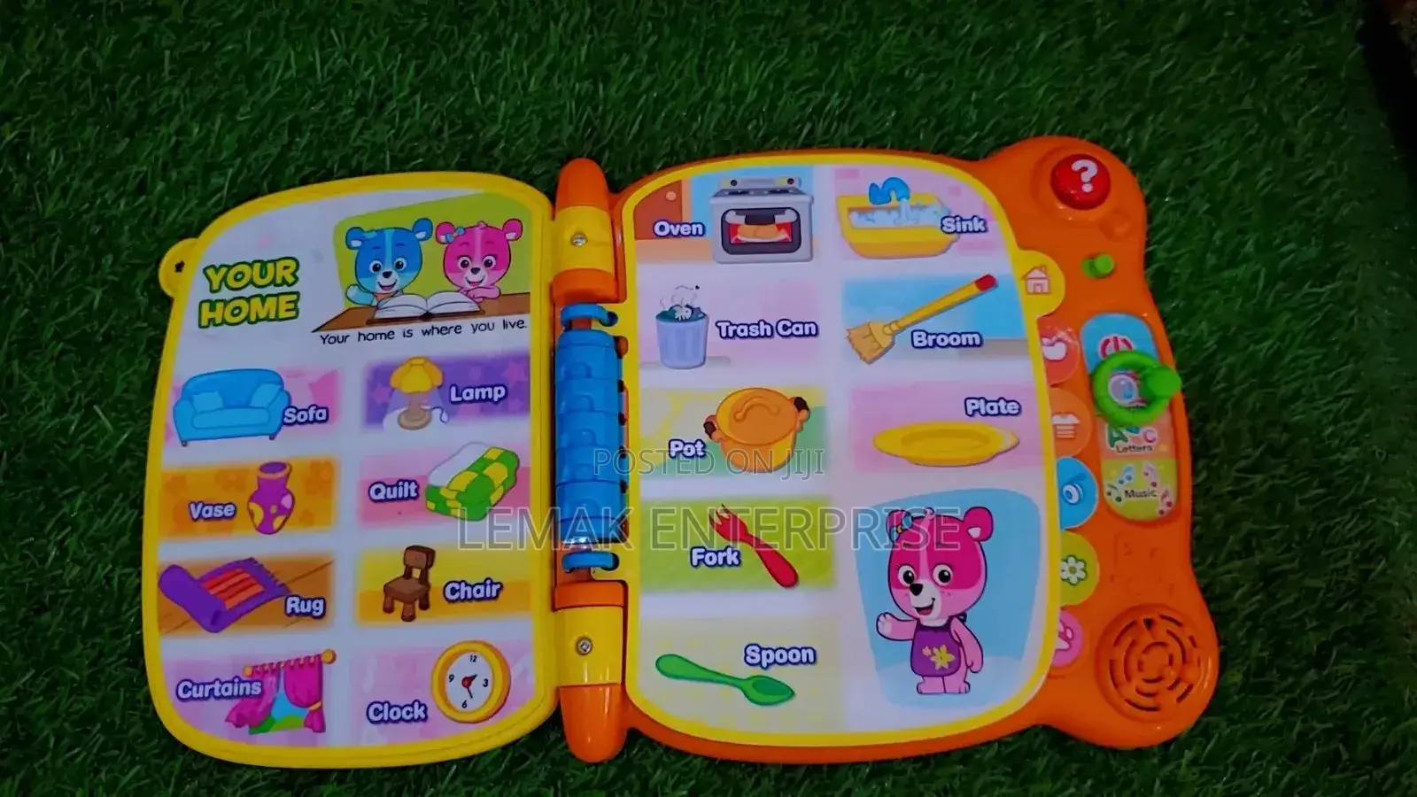Touch and Teach Words Book for Kids