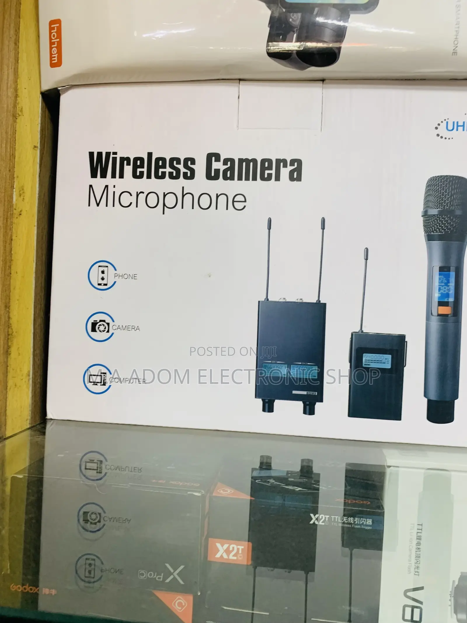 Wireless Microphone Compatible With Phone,Camera Computer
