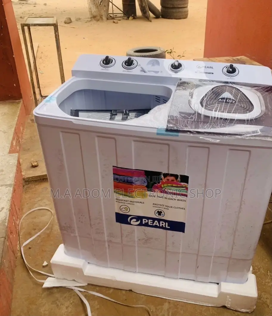 Original Pearl 15kg Semi-Automatic Washing Machine(White).