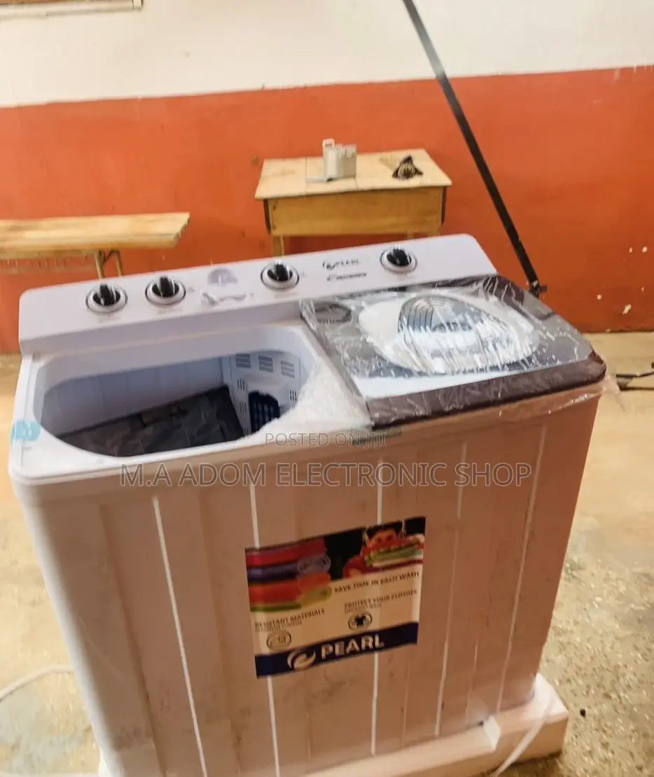 Latest Pearl 15kg Semi-Automatic Washing Machine + Spin/Dry.