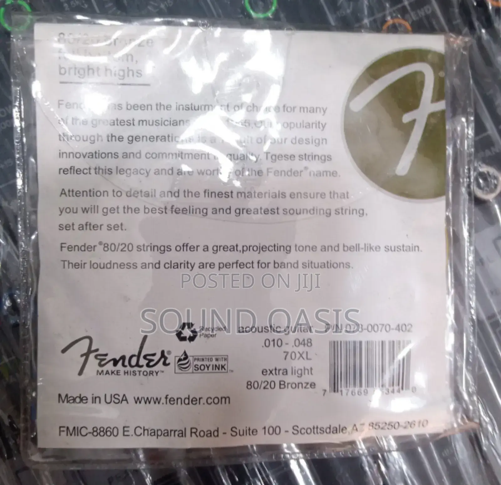 Fender Acoustic Guitar Strings
