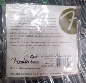 Fender Acoustic Guitar Strings