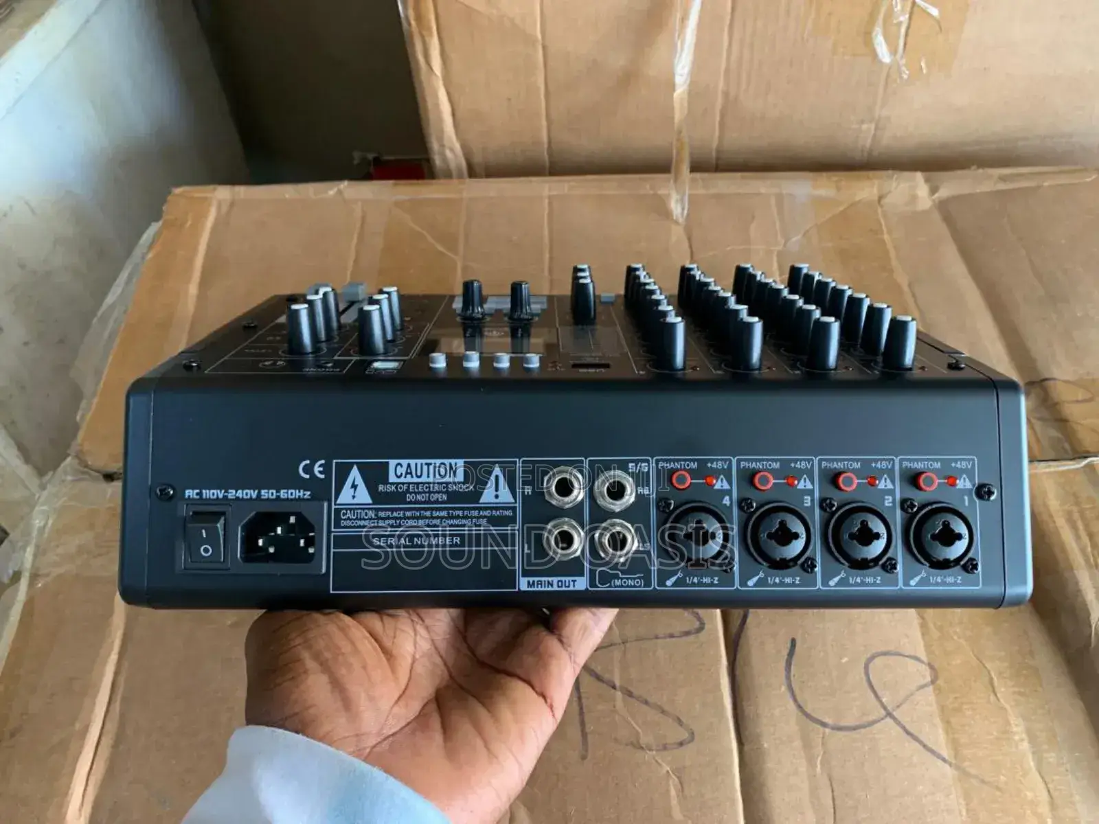 Six Channel Mixer With Soundcard and USB
