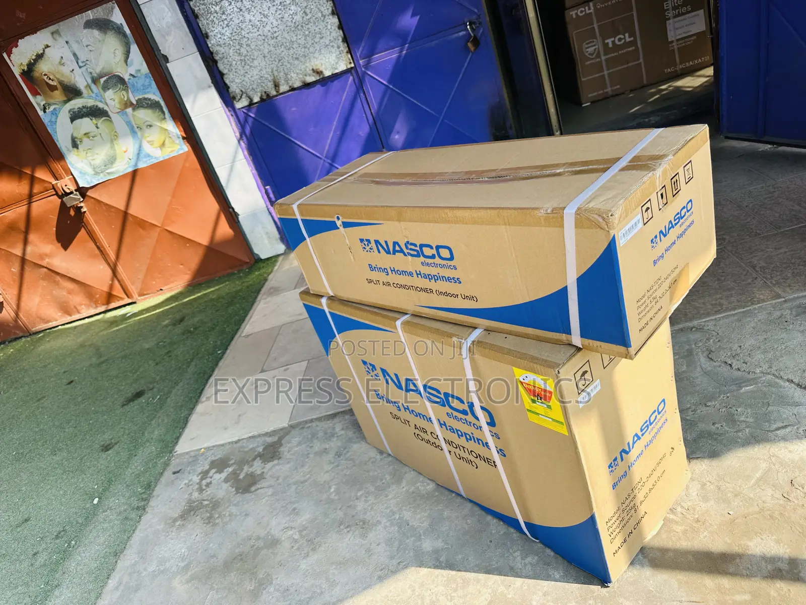 Auto Restart Split R410 Gas Nasco 1.5hp Air Conditioner