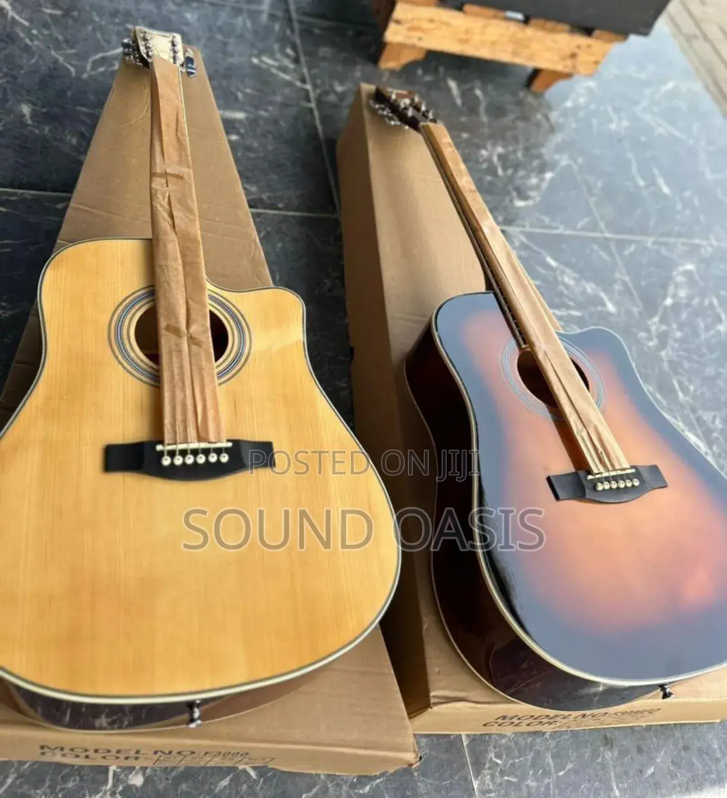 Yamaha and Givson Acoustic Guitar