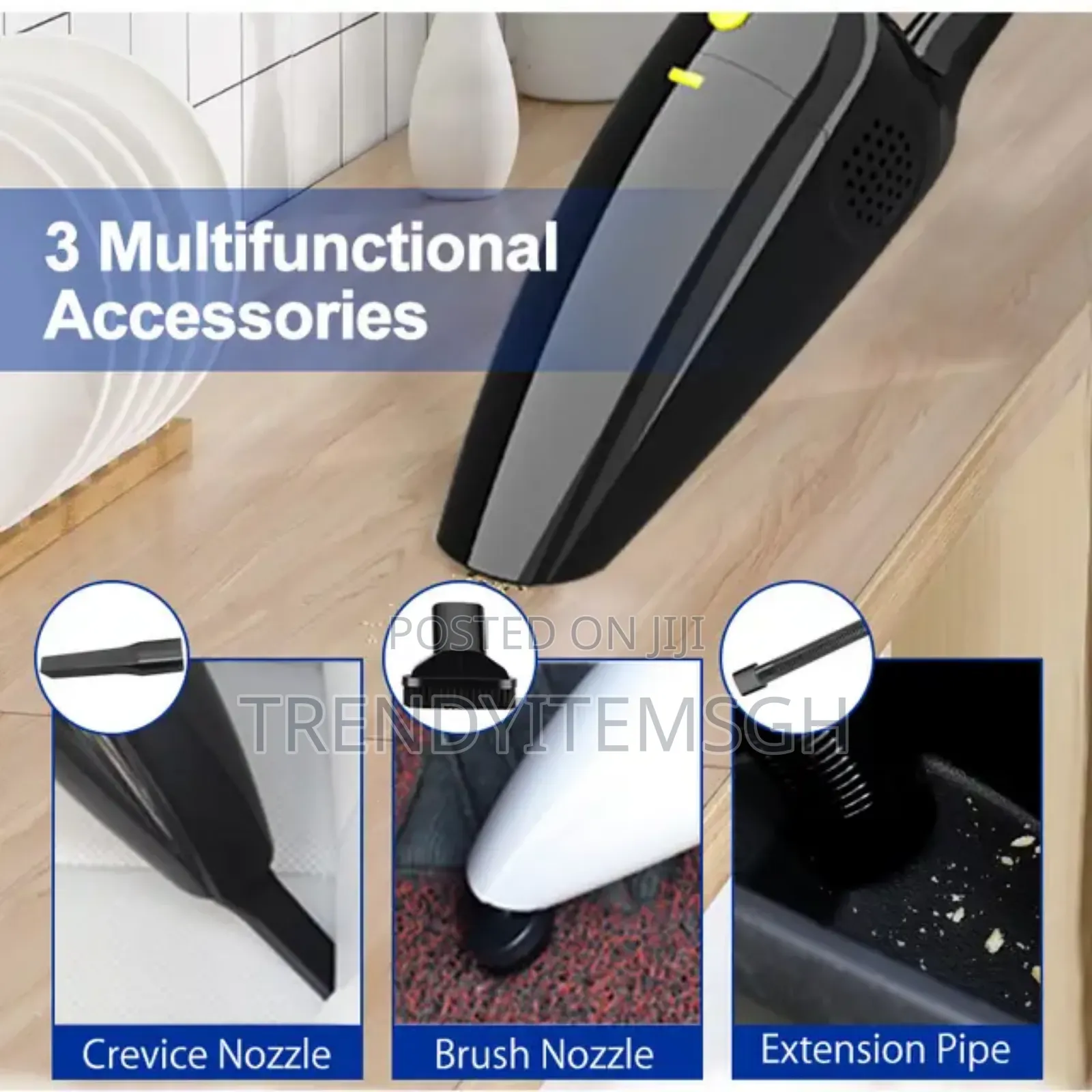 Powerful Rechargeable Cordless Handheld Vacuum