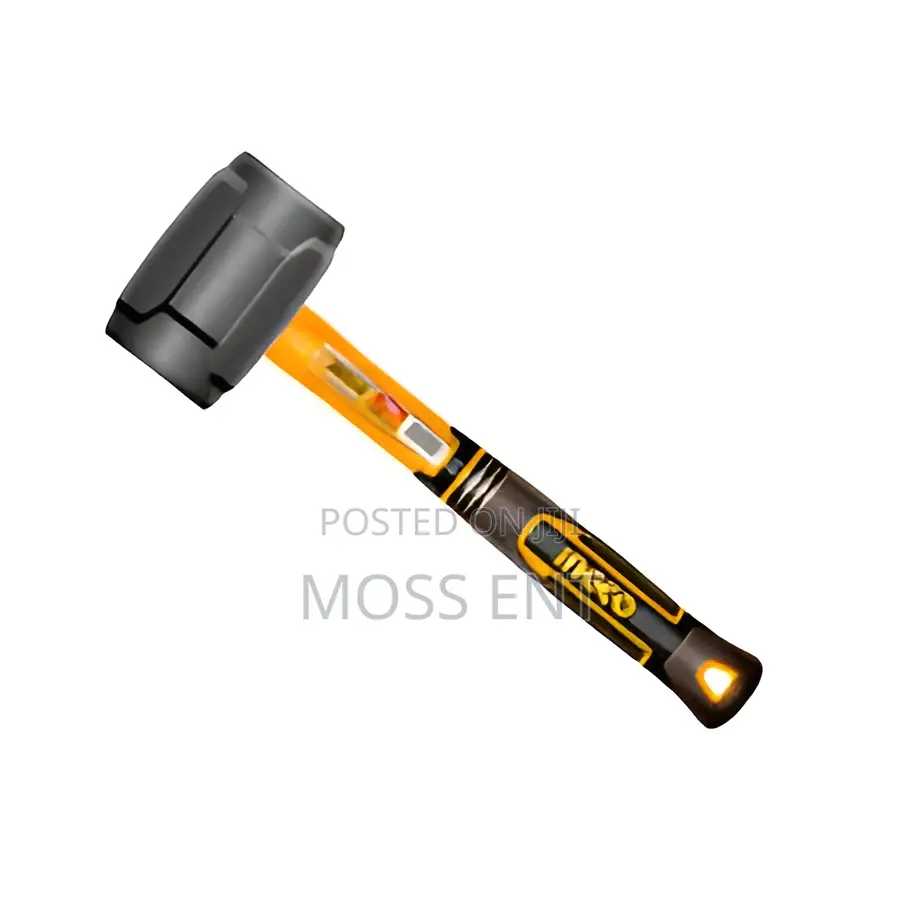 Rubber Hammer Black 16oz 450g - Hruh8816