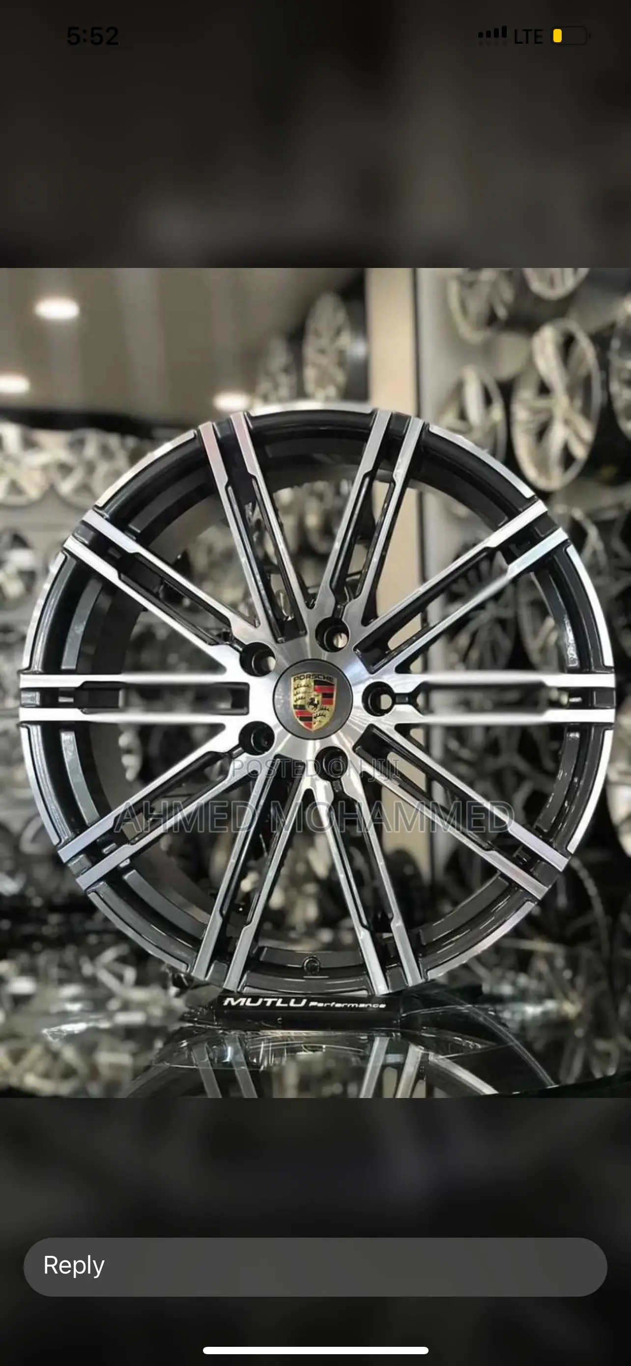 Porsche Rim 21 Inches