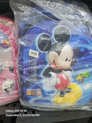 Mickey Mouse Trolley Sets With Lunch Bag and Pencil Case.