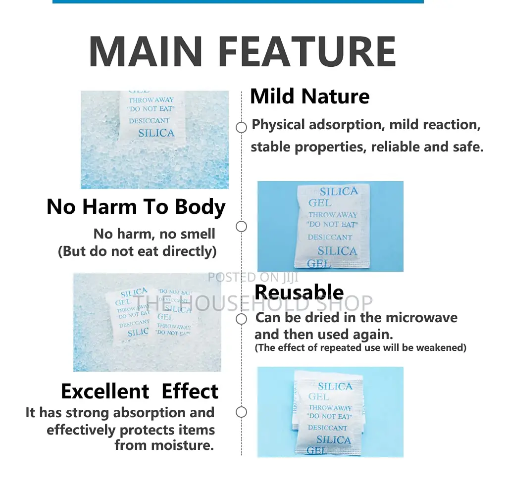Food Grade Dessicant / Dehumidifier/ Moisture Absorber