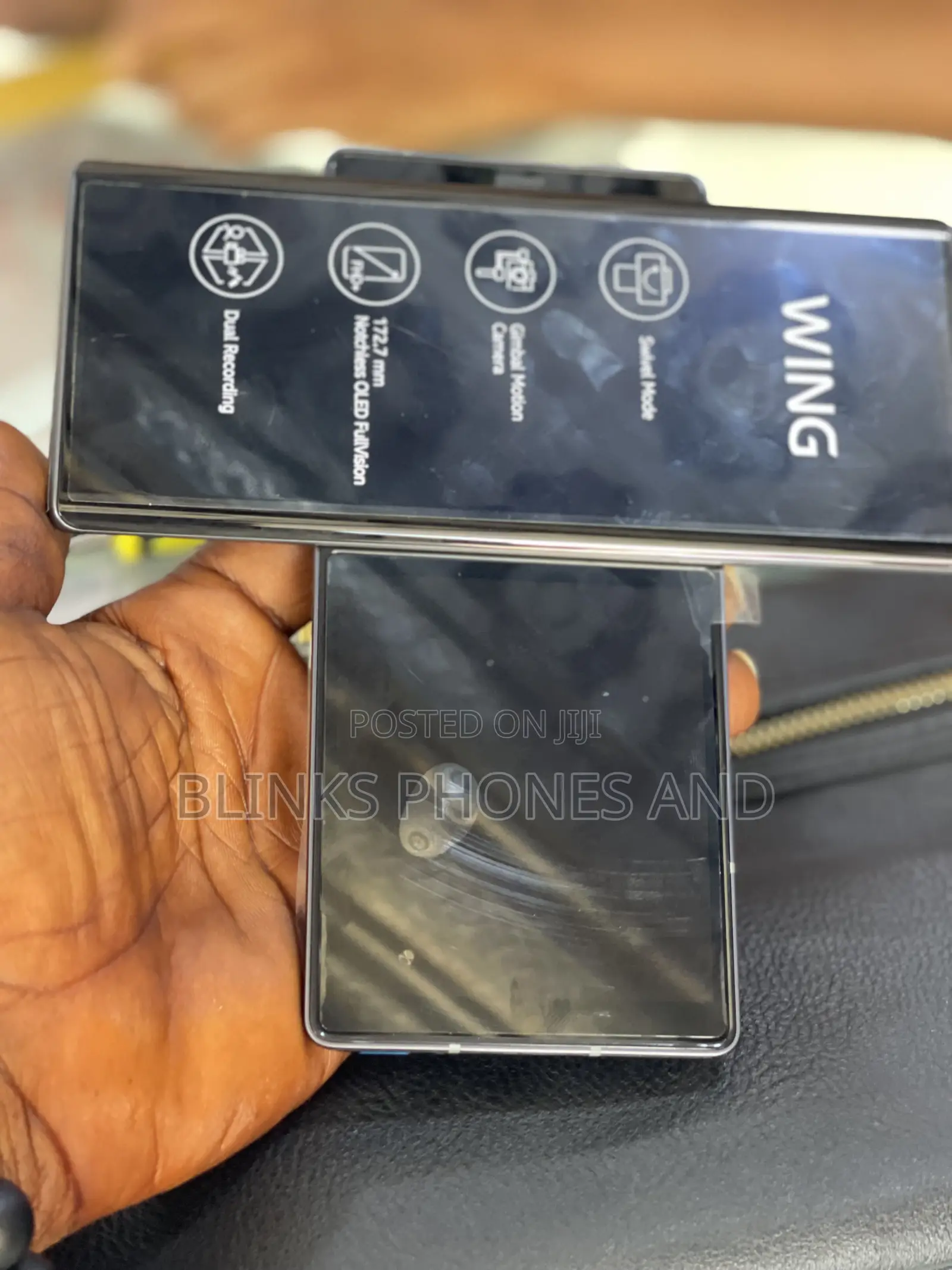 New LG Wing 5G 256 GB Black