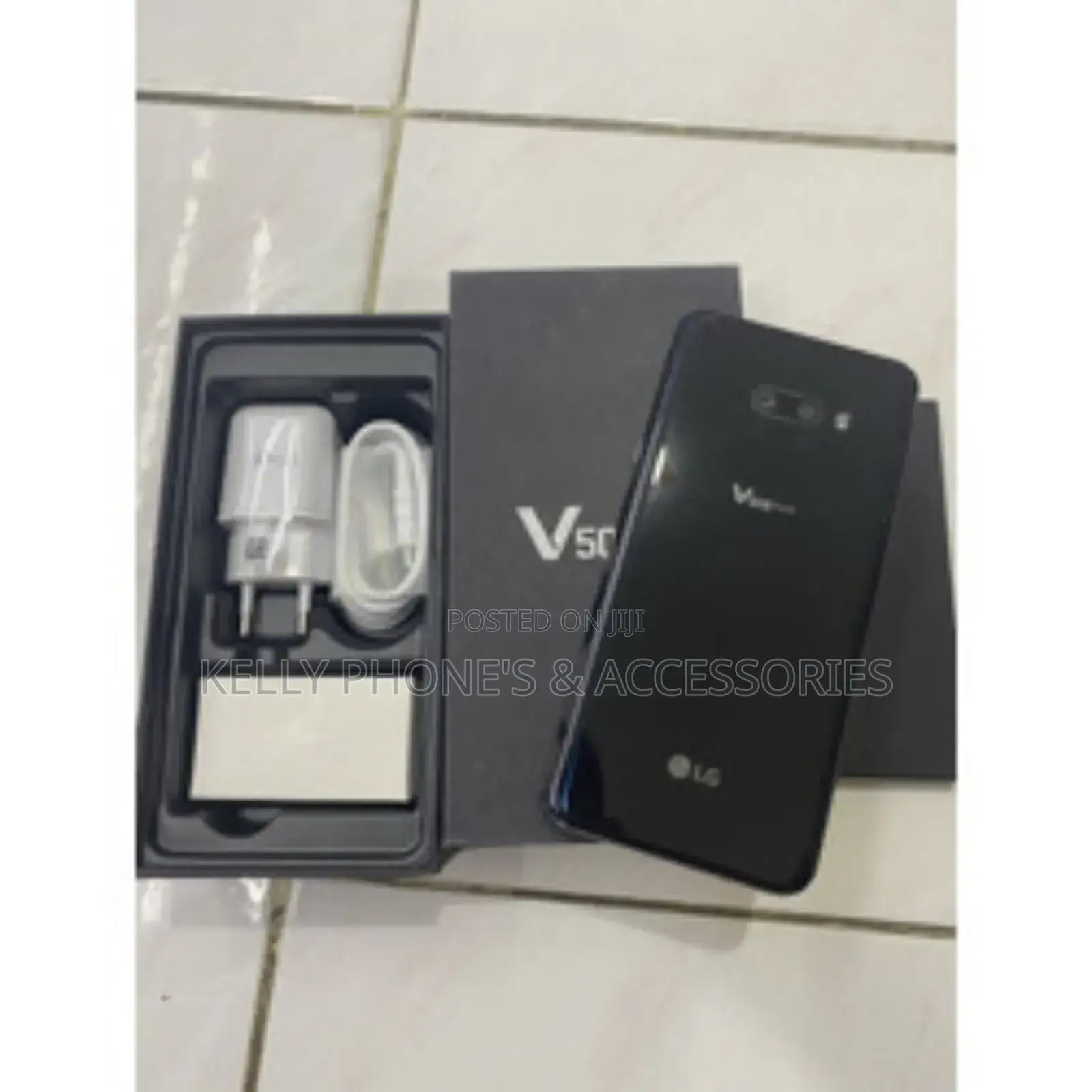 New LG V50 ThinQ 5G 128 GB Black