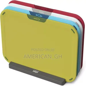 Joseph Joseph 4-Pieces Chopping Board Set With Storage Stand