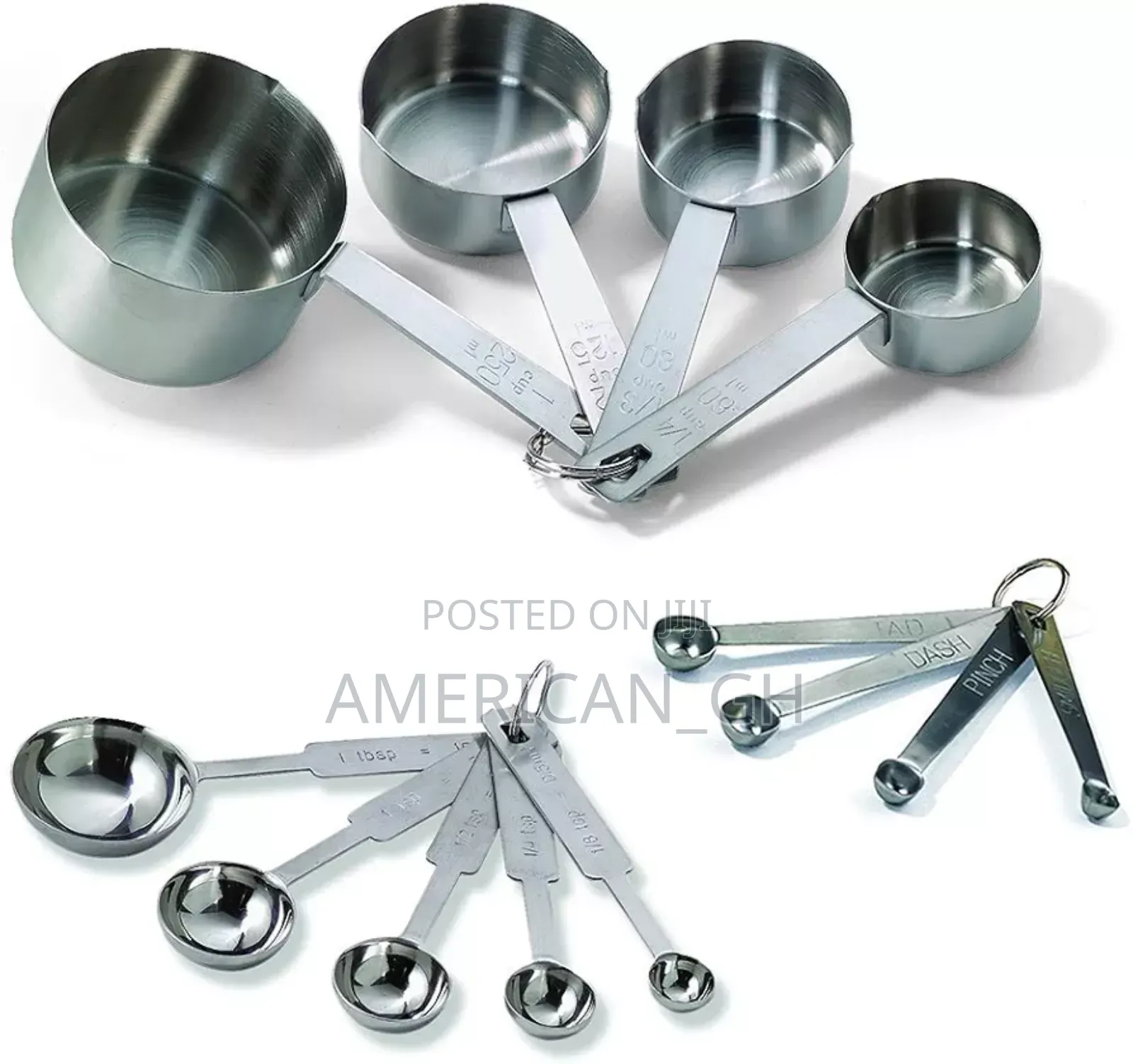 Tablecraft Bakers Dozen Measuring Set
(Stainless Steel)