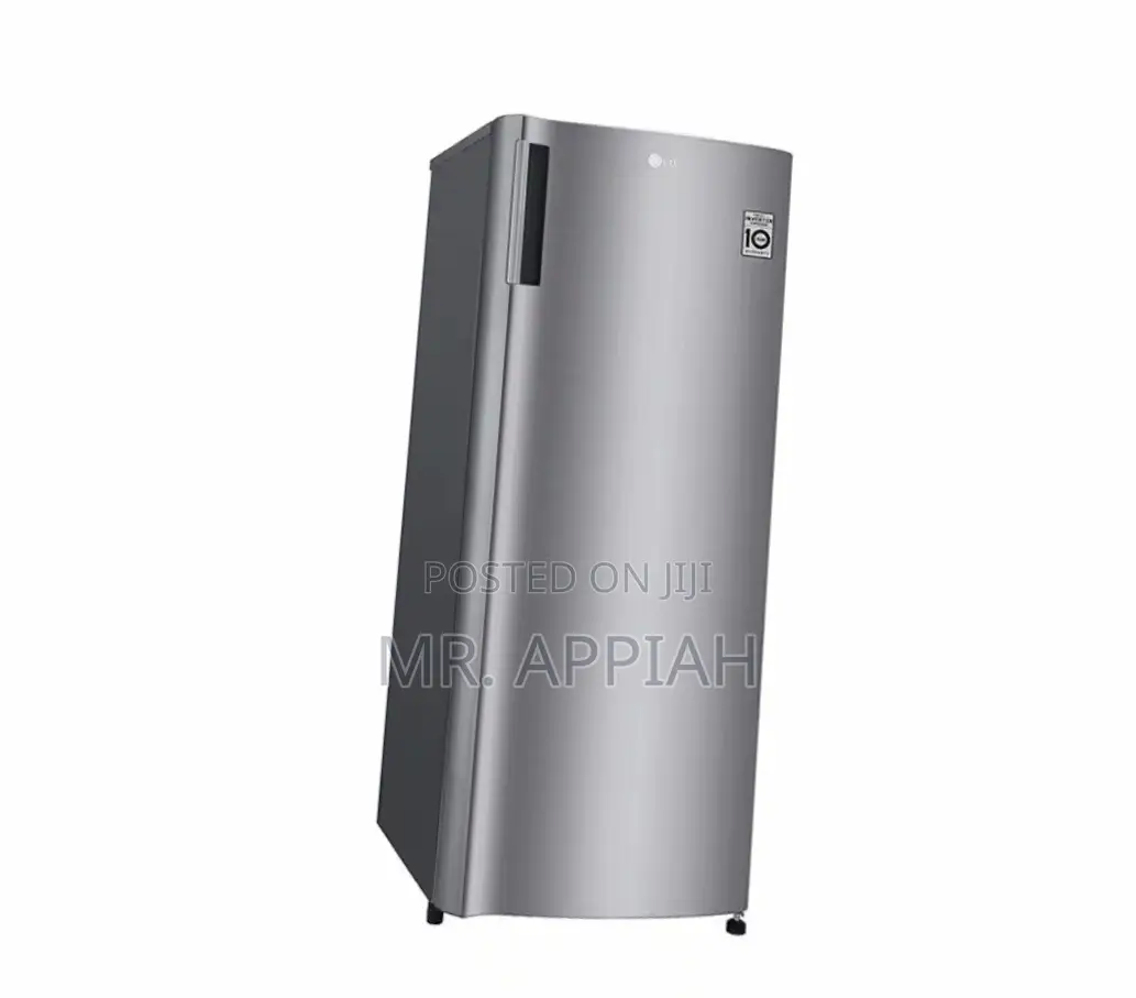 Authentic LG GN-304SLS Electric Upright Freezer(168L)Gray.