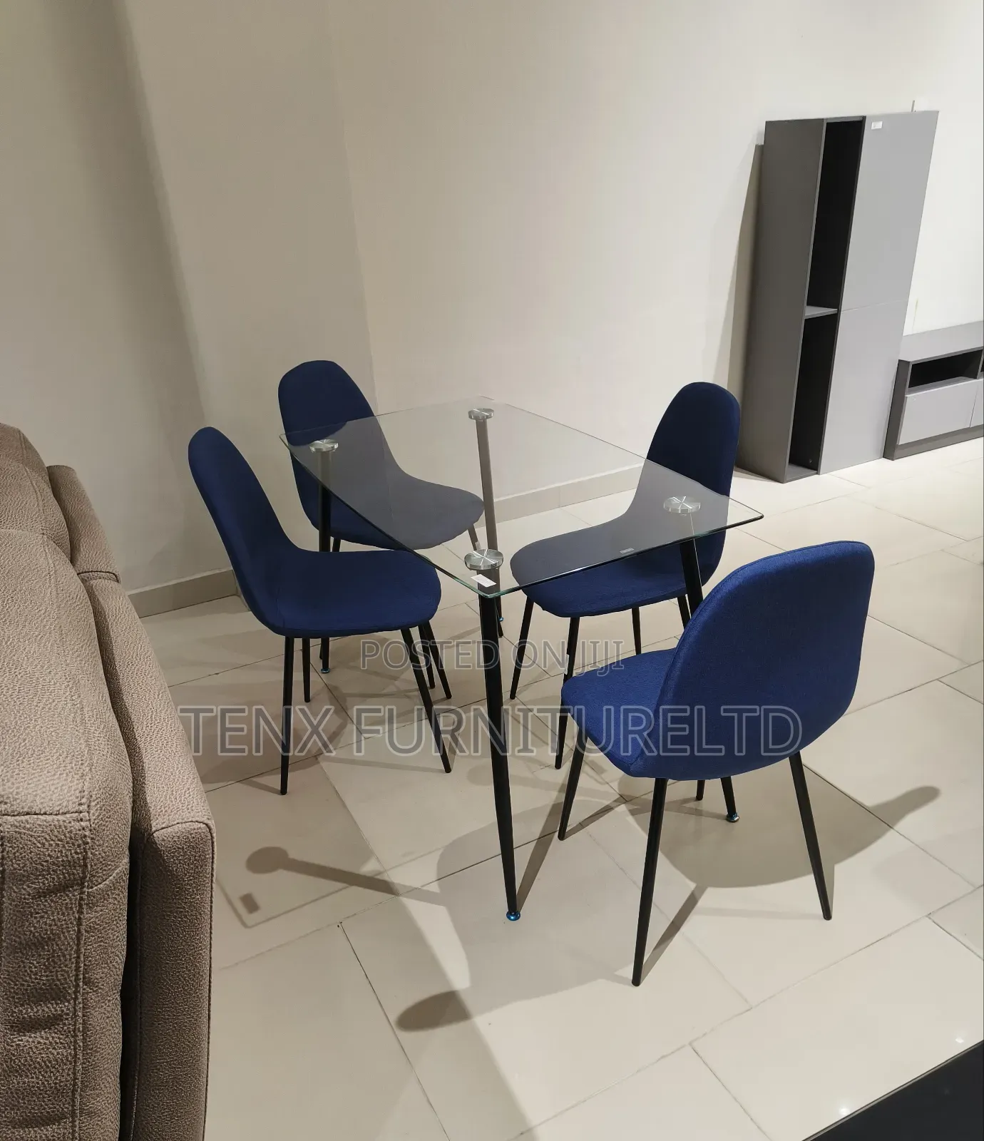 Glass Dining Table With 4 Chairs