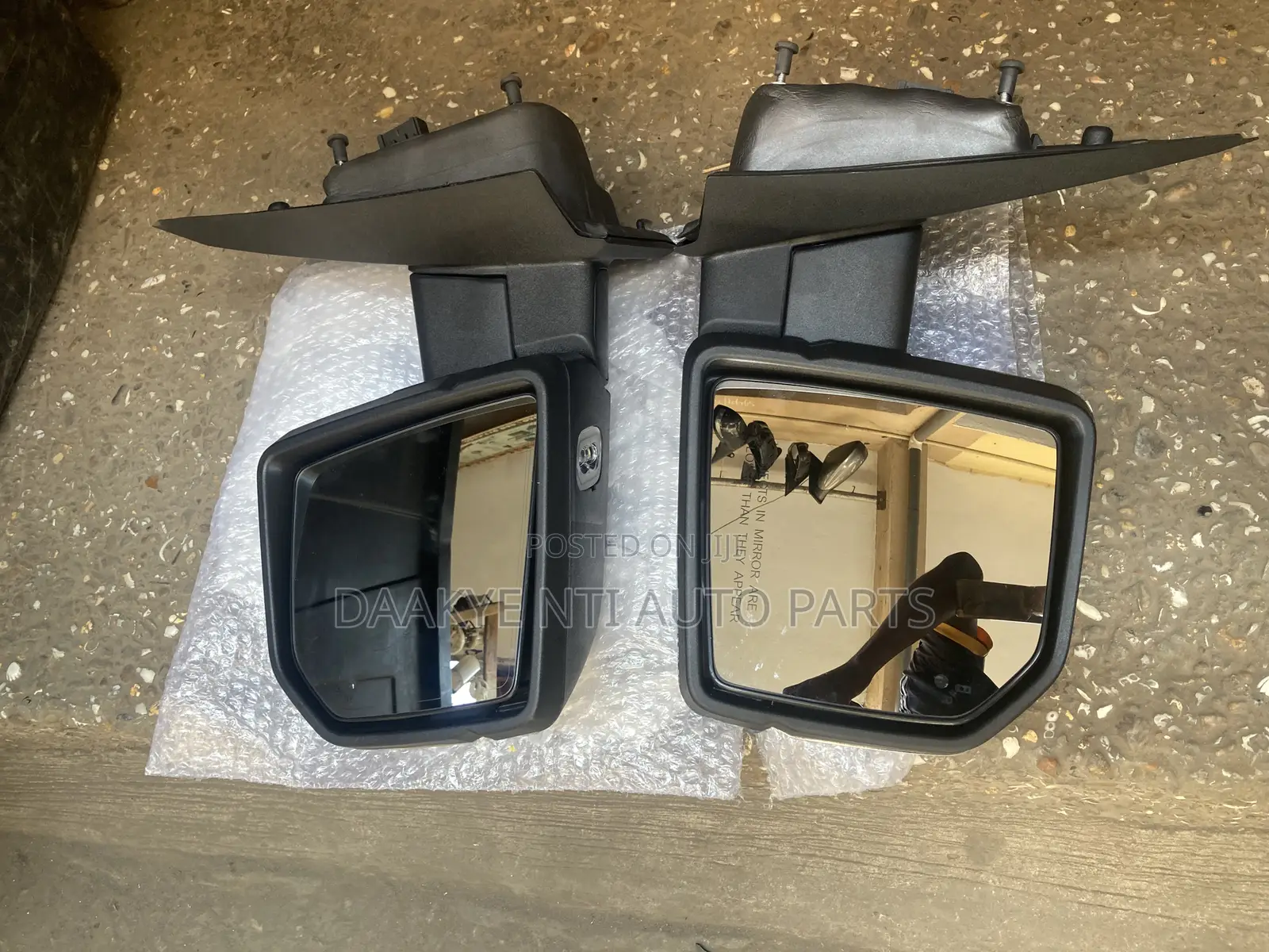 F-150 2017-2018-2019-2020 Side Mirror Pair ( Chrome )