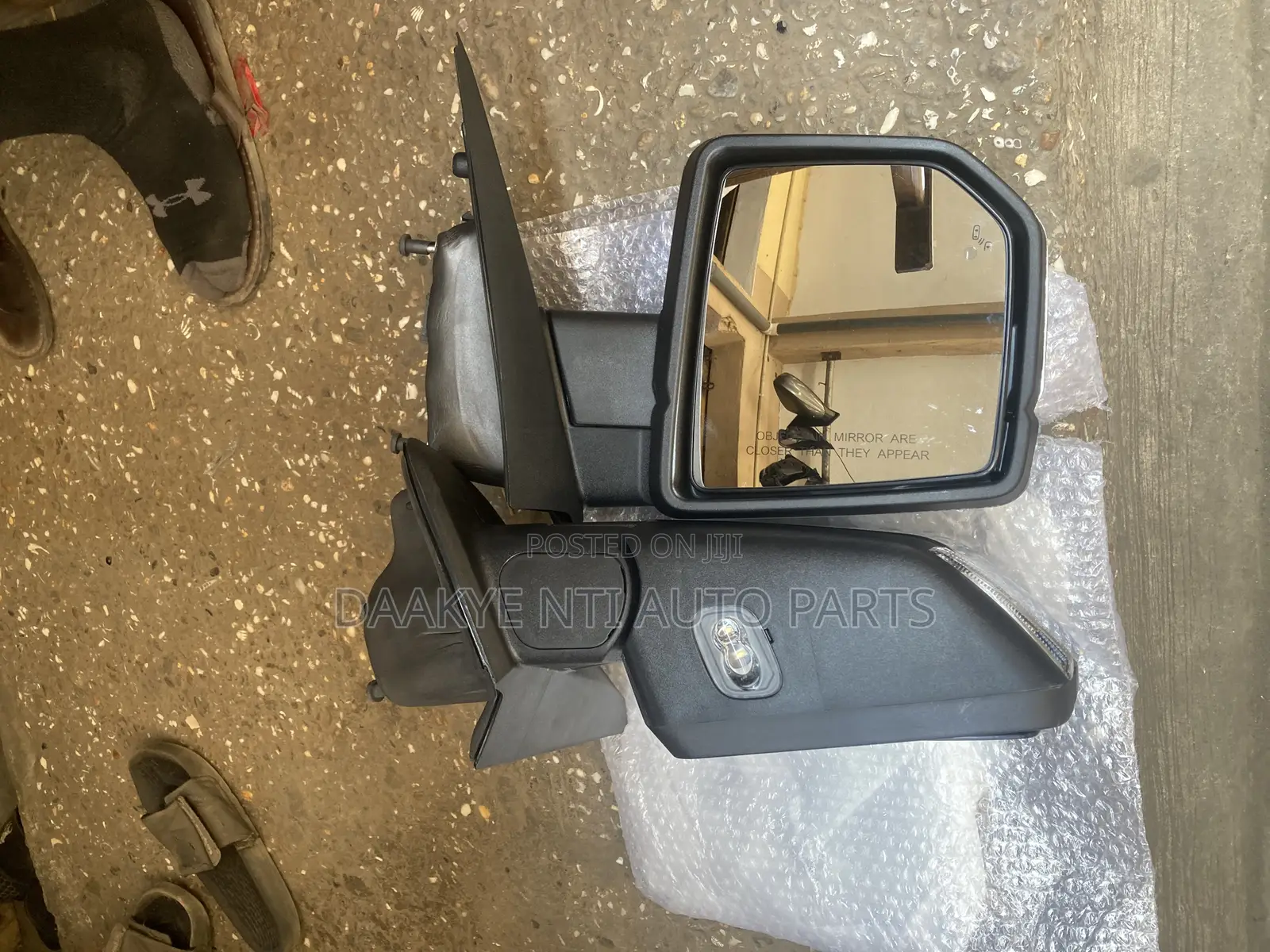 F-150 2017-2018-2019-2020 Side Mirror Pair ( Chrome )