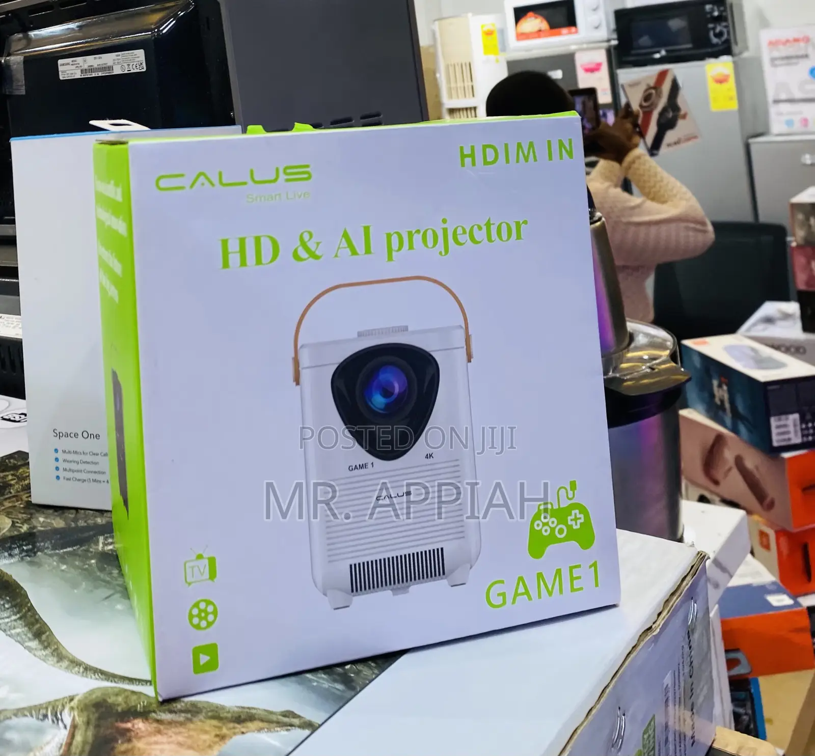 Purchase Authentic Calus Hd AI Projector(White) 