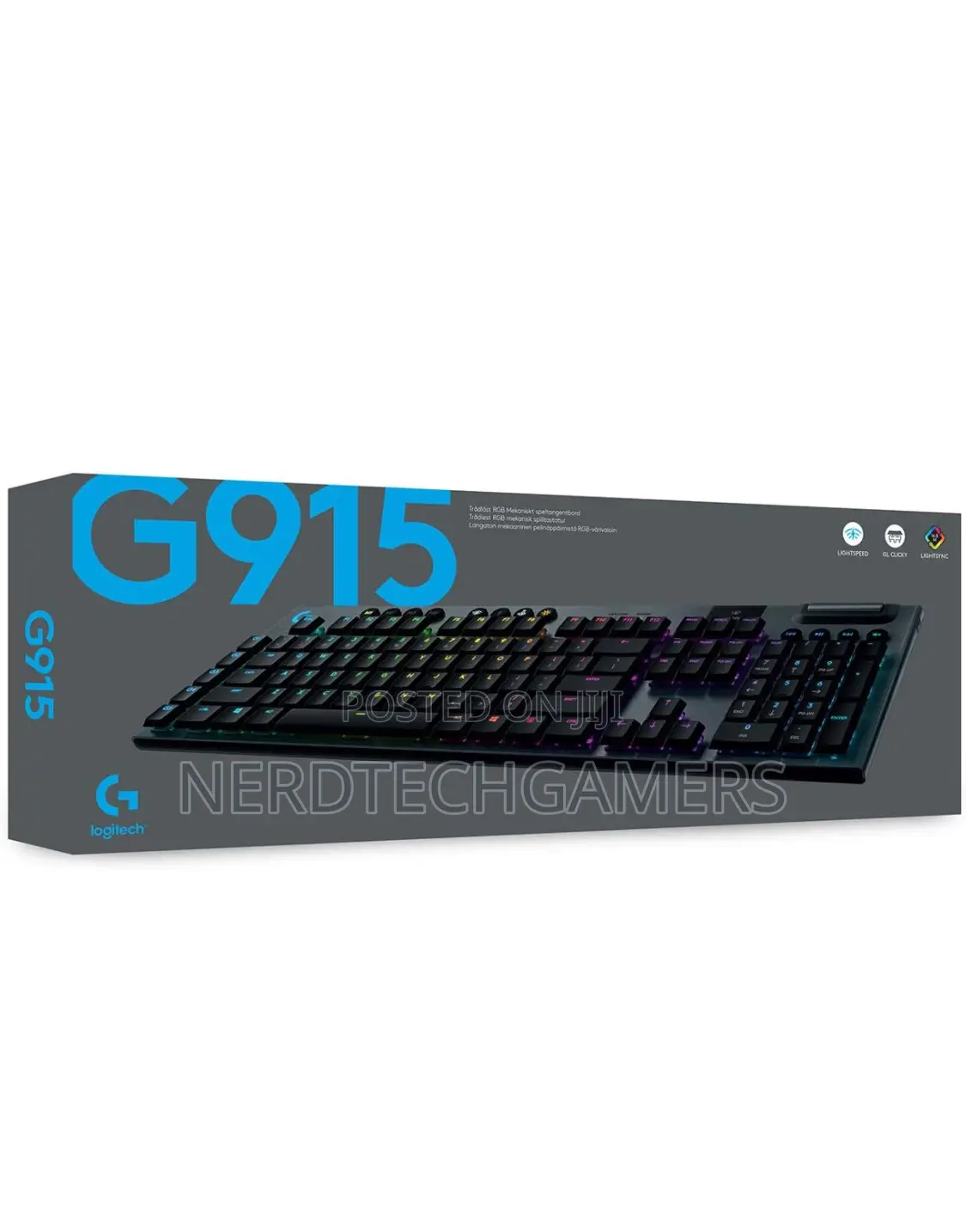Logitech G 915 LIGHTSPEED Wireless Mechanical Gaming Key.