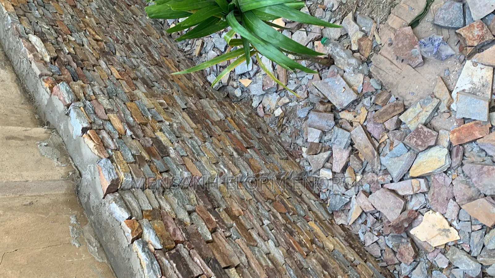 Good Stone Lining Workers.