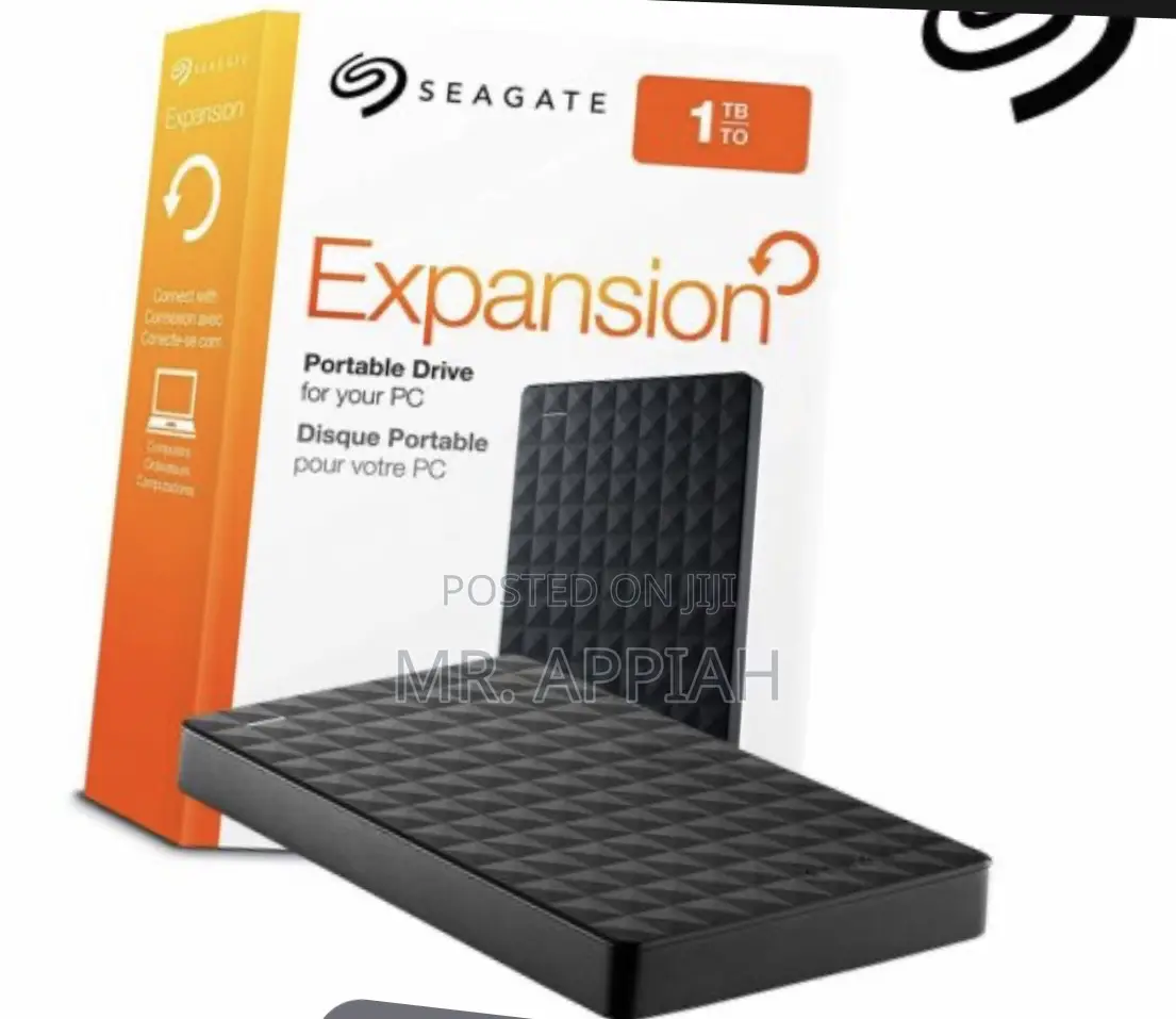 Purchase Quality Seagate External Drive 1TB(Black).
