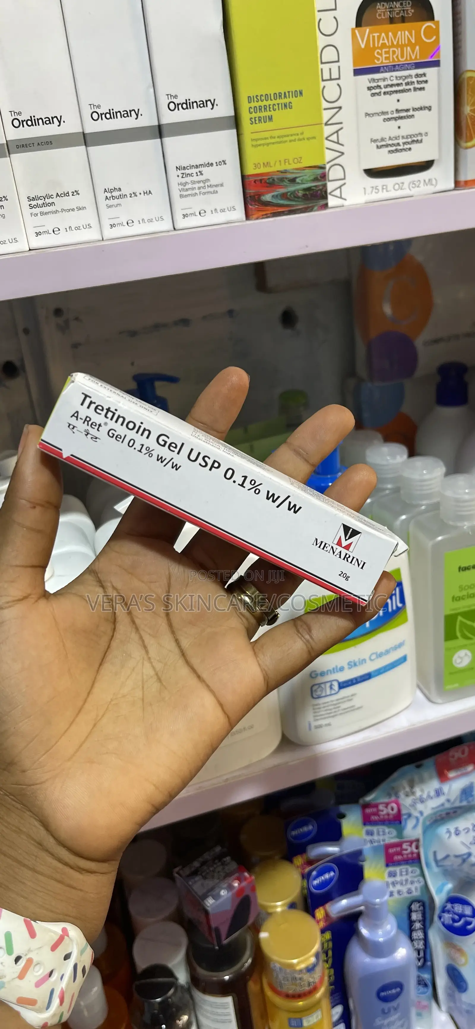 Tretinoin Gel 1%,0.05,0.025