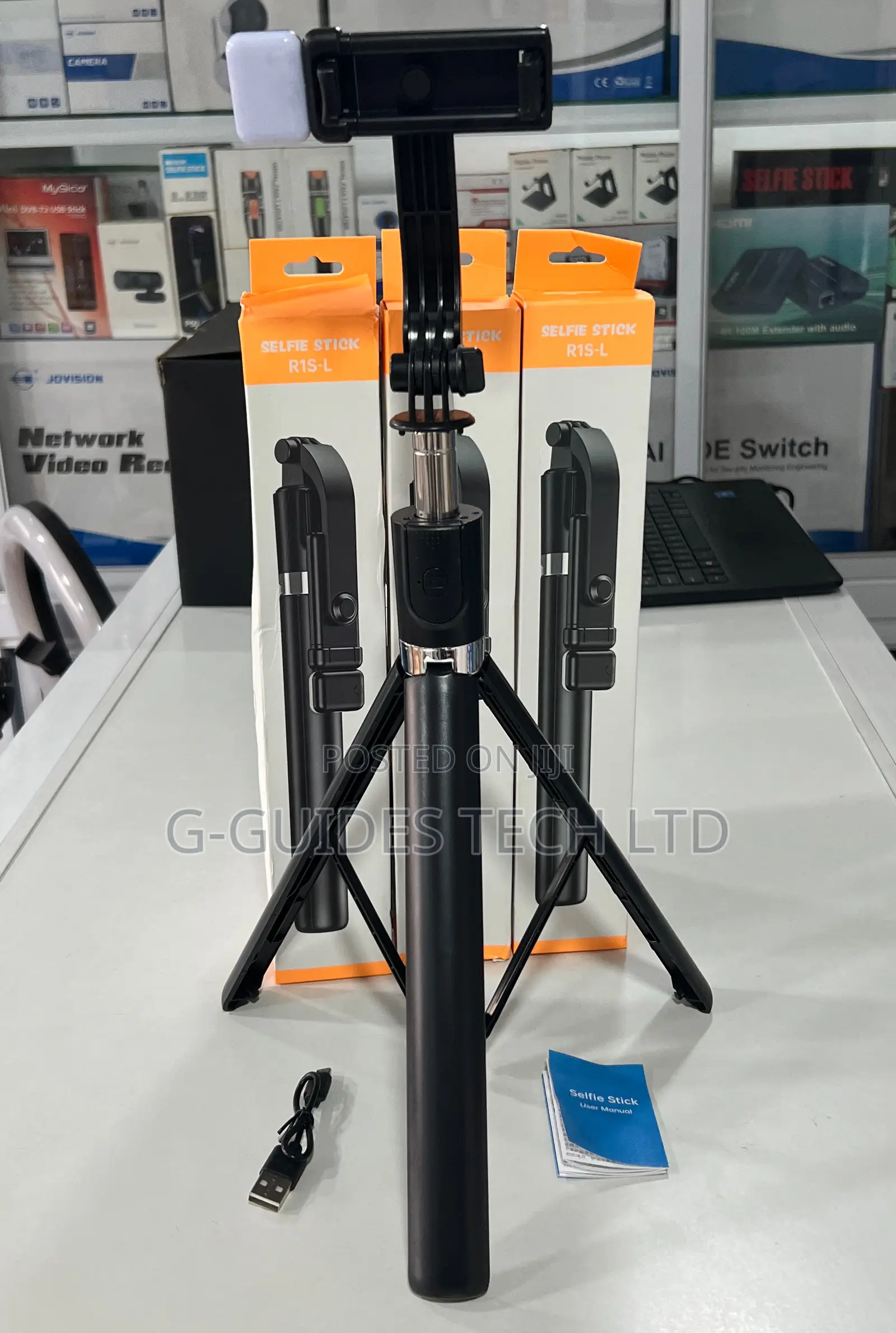 Selfie Stick With Led Light, R1s-L Selfie Stick