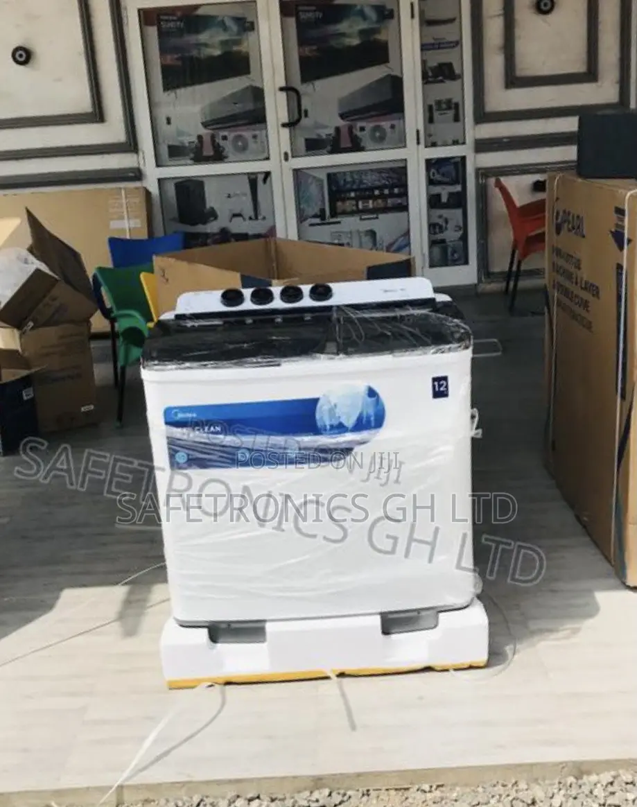 Midea 12kg Auto Clean Semiautomatic Topload Washer