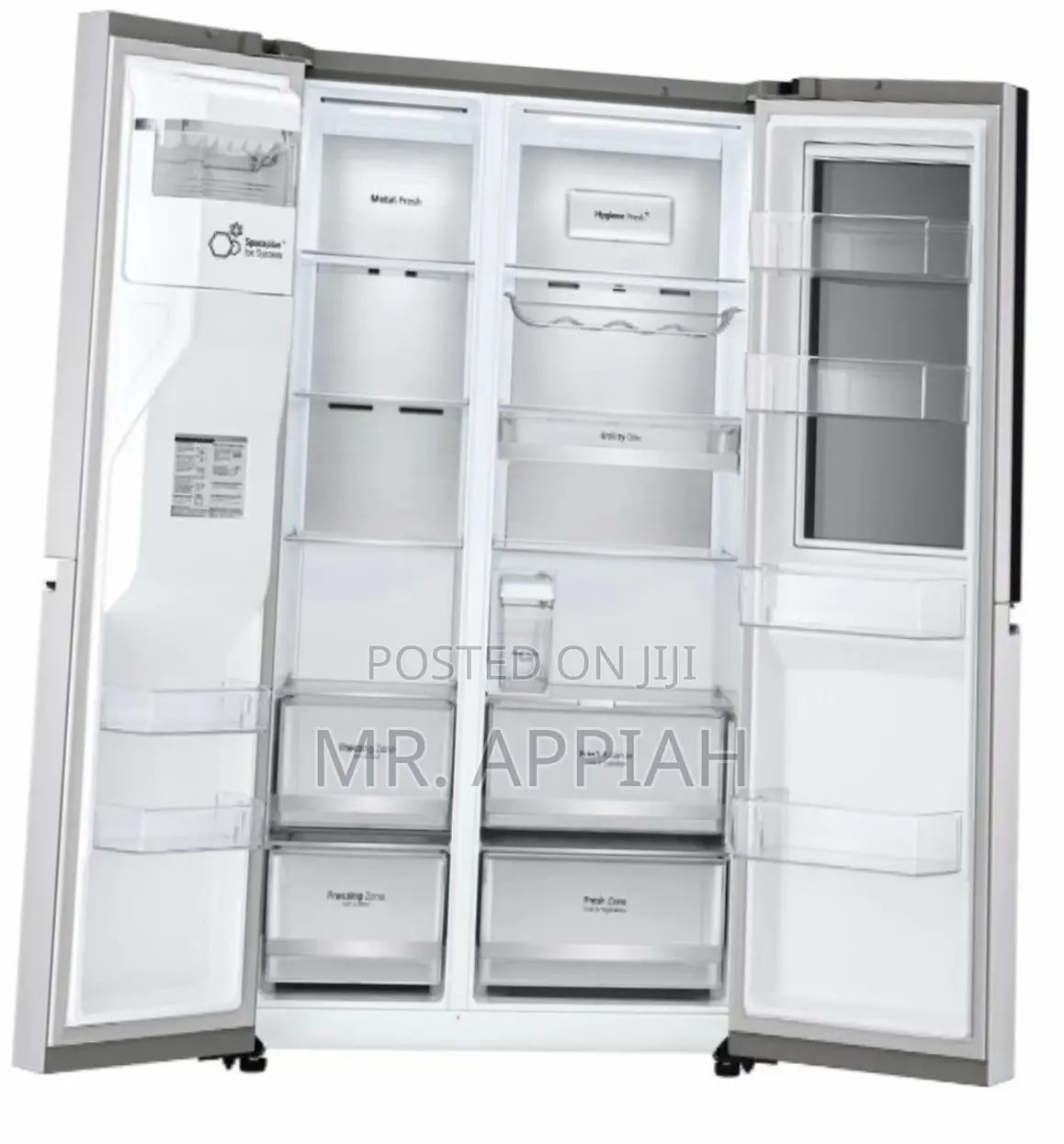 Shop Lg GC-X257CSES Side by Side Electric Fridge(Gray).