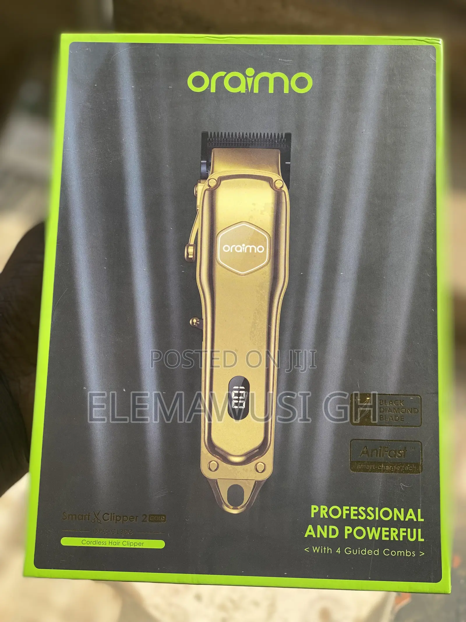 Oraimo Smart Clipper 2 Gold Professional Hair Clipper