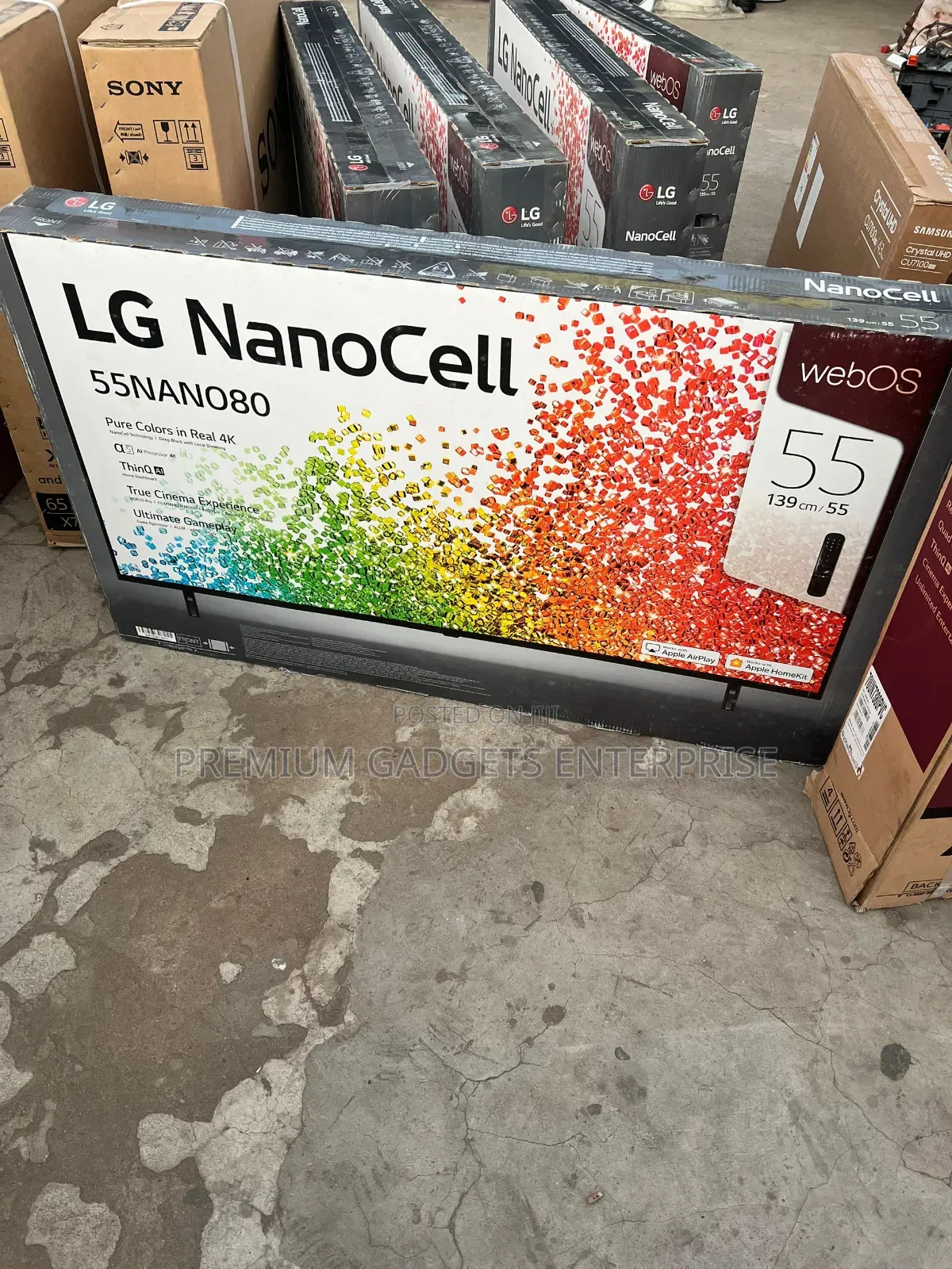 LG Nanocell TV Nano80 55" Smart TV | Webos Thinq Ai HDR