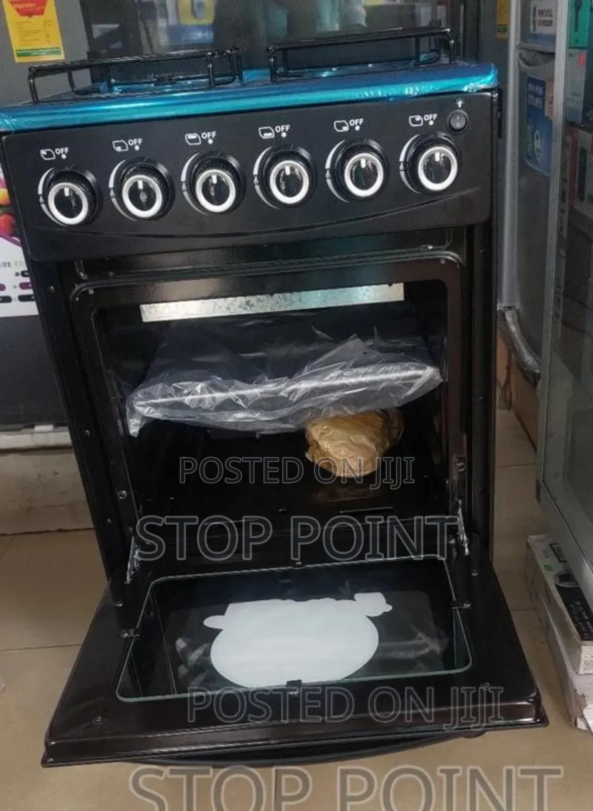 Durable 4 Burner Gas Cooker With Grill