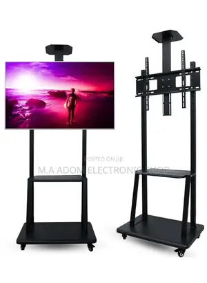 Heavy Duty Mobile Tv Trolley 32”-75”