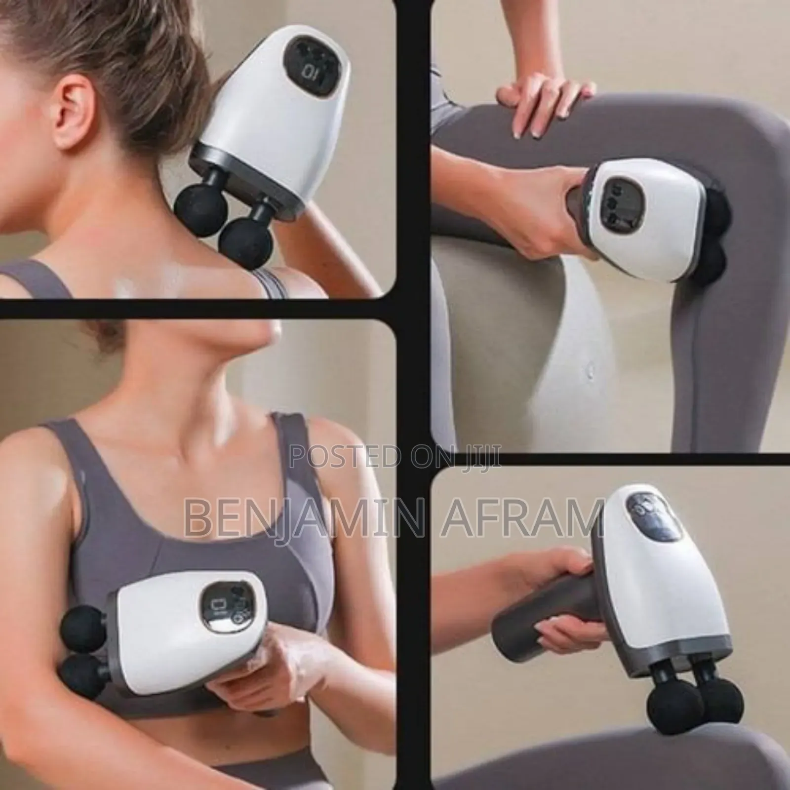 Wireless Digital Double Head Gun Massager