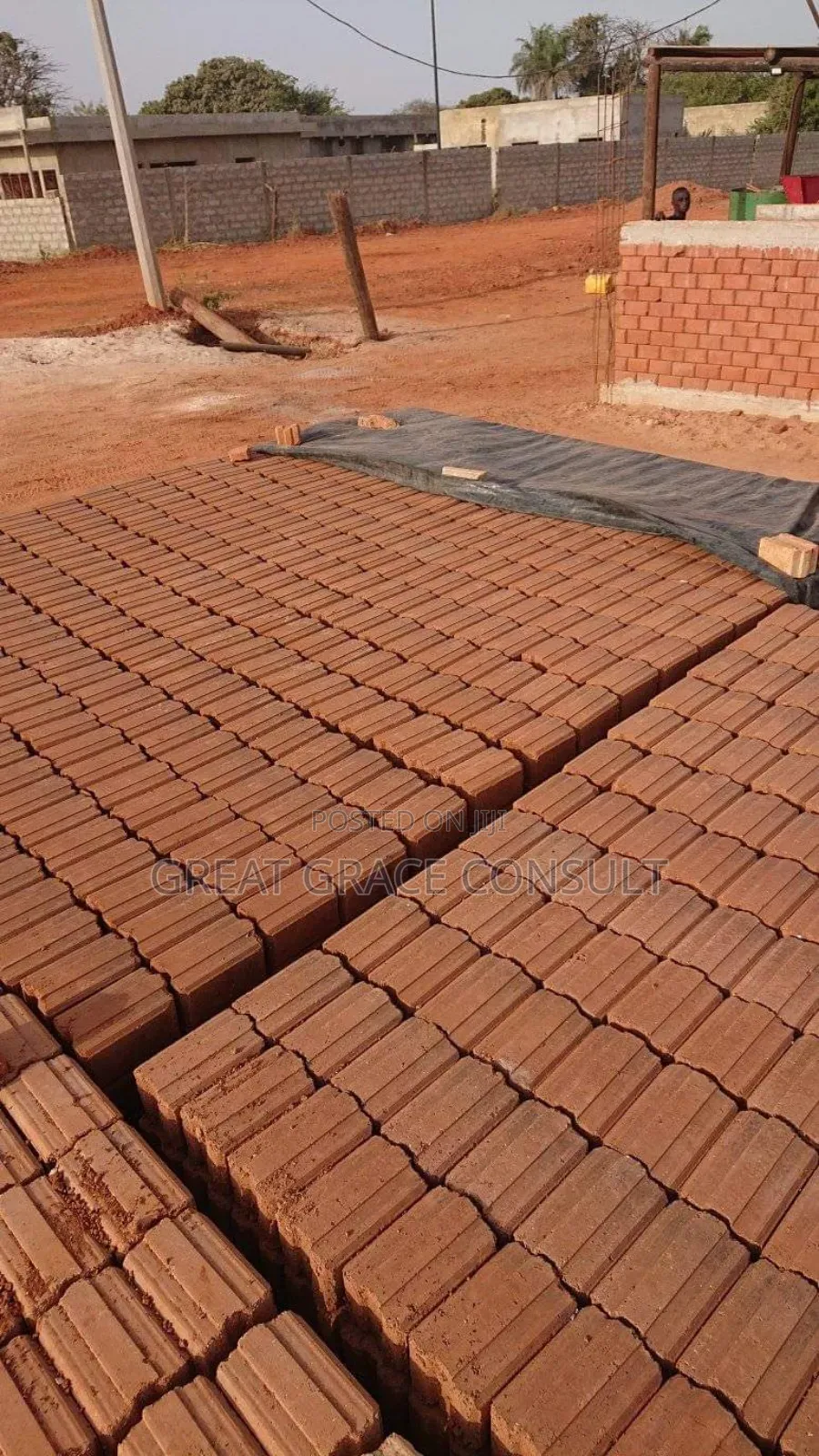 Earth Compressed Interlocking Bricks